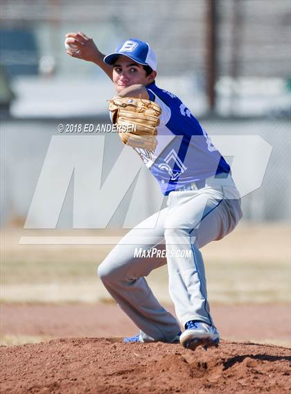 Thumbnail 1 in Bishop Union vs. Yerington (Yerington Tournament) photogallery.