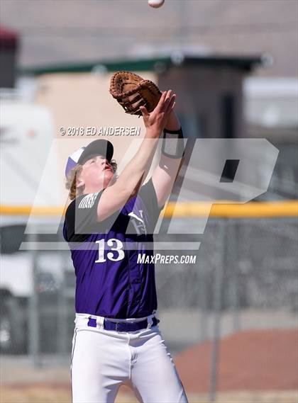Thumbnail 3 in Bishop Union vs. Yerington (Yerington Tournament) photogallery.