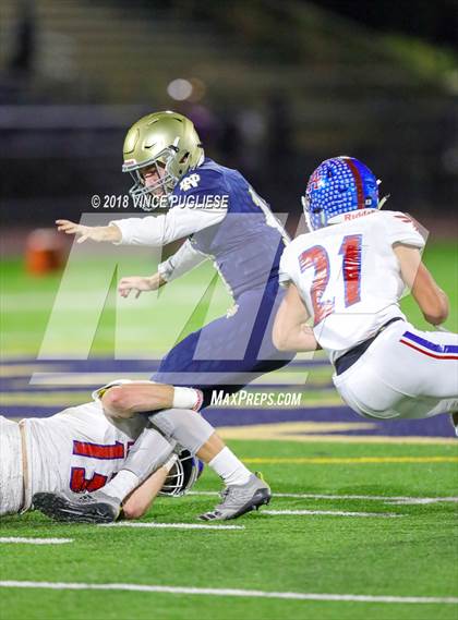 Thumbnail 1 in Los Alamitos vs. Notre Dame (SO) (CIF SS D2 Playoffs) photogallery.