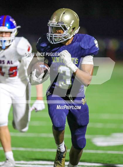 Thumbnail 3 in Los Alamitos vs. Notre Dame (SO) (CIF SS D2 Playoffs) photogallery.