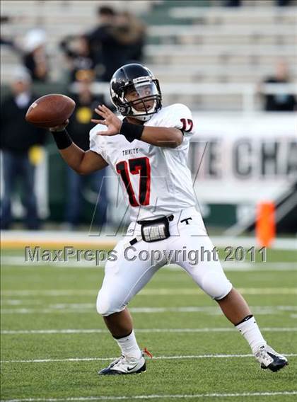 Thumbnail 1 in Trinity vs. Stony Point (5A Division 1 Semifinals) photogallery.
