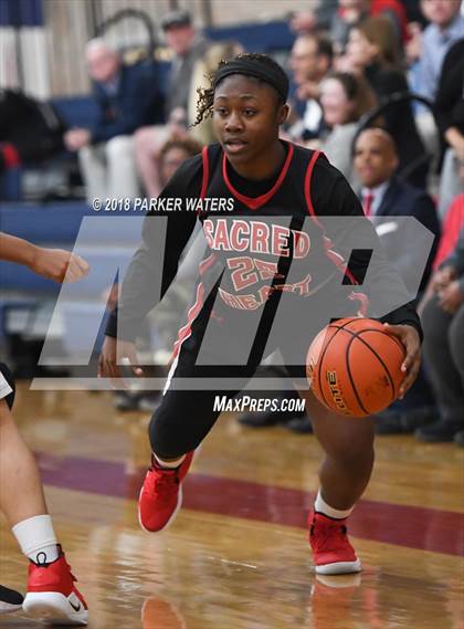 Thumbnail 3 in Academy of the Sacred Heart @ Haynes Academy (St. Martin's Basketball Classic) photogallery.