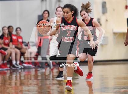 Thumbnail 1 in Academy of the Sacred Heart @ Haynes Academy (St. Martin's Basketball Classic) photogallery.