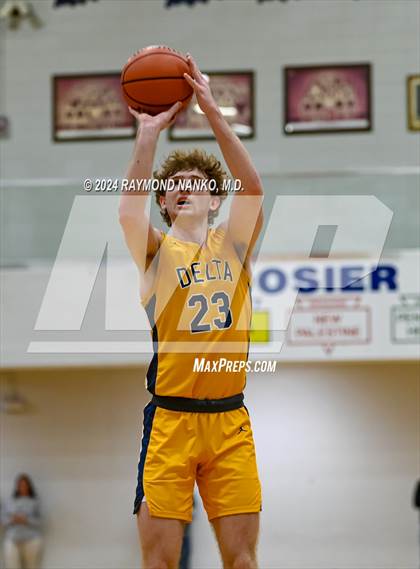 Thumbnail 2 in Delta vs Daleville (Delaware County Tournament)  photogallery.