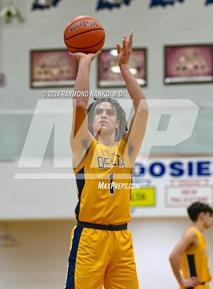 Thumbnail 2 in Delta vs Daleville (Delaware County Tournament)  photogallery.