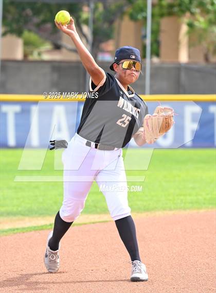Thumbnail 2 in Northwest Christian vs. Chinle (AIA 3A Play-In) photogallery.