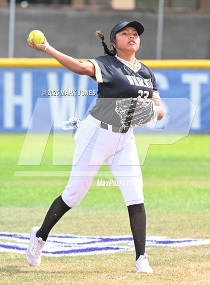 Thumbnail 2 in Northwest Christian vs. Chinle (AIA 3A Play-In) photogallery.