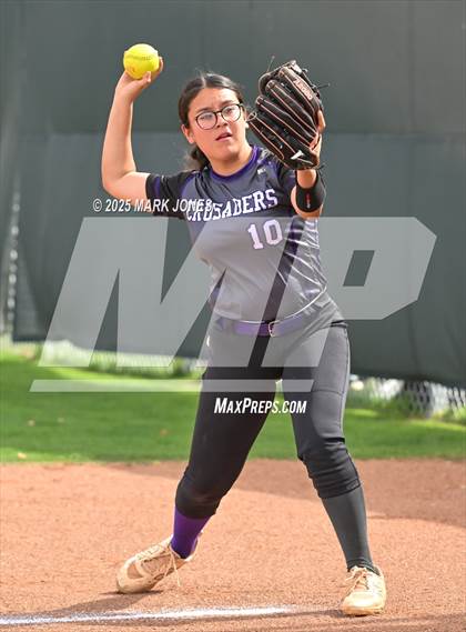 Thumbnail 2 in Northwest Christian vs. Chinle (AIA 3A Play-In) photogallery.