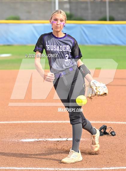 Thumbnail 3 in Northwest Christian vs. Chinle (AIA 3A Play-In) photogallery.