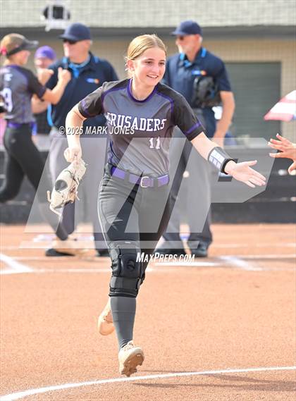 Thumbnail 2 in Northwest Christian vs. Chinle (AIA 3A Play-In) photogallery.