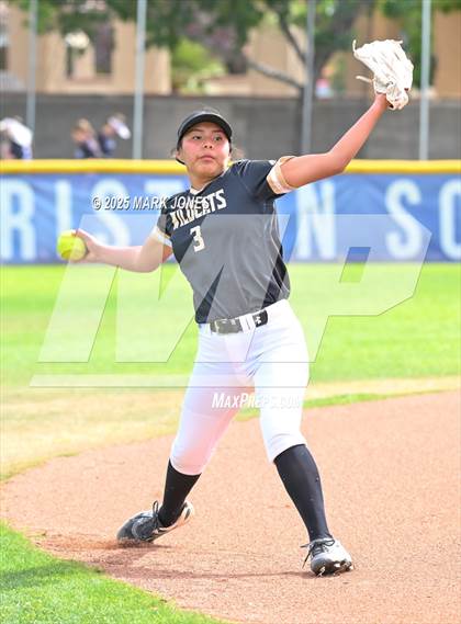 Thumbnail 2 in Northwest Christian vs. Chinle (AIA 3A Play-In) photogallery.