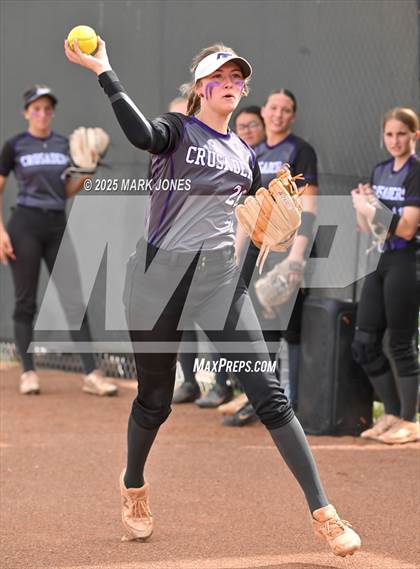 Thumbnail 1 in Northwest Christian vs. Chinle (AIA 3A Play-In) photogallery.