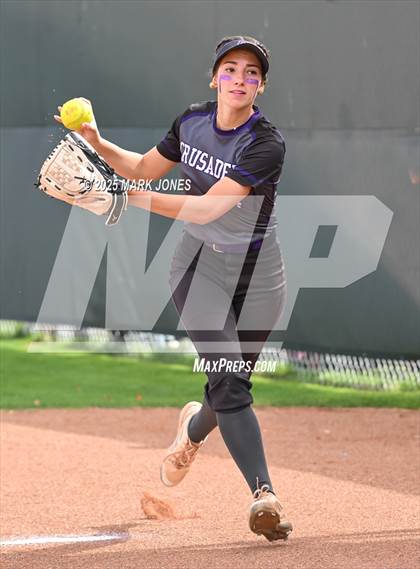 Thumbnail 2 in Northwest Christian vs. Chinle (AIA 3A Play-In) photogallery.