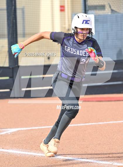 Thumbnail 2 in Northwest Christian vs. Chinle (AIA 3A Play-In) photogallery.
