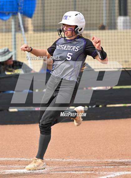 Thumbnail 3 in Northwest Christian vs. Chinle (AIA 3A Play-In) photogallery.