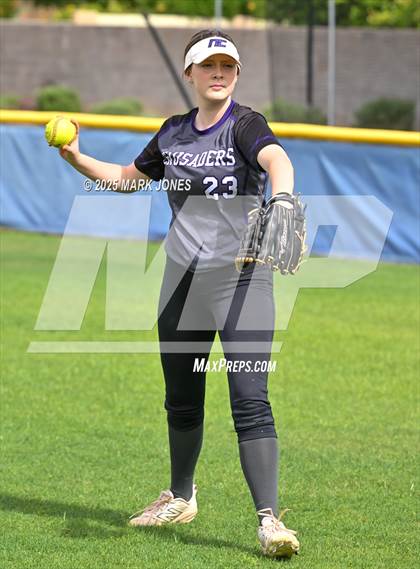 Thumbnail 2 in Northwest Christian vs. Chinle (AIA 3A Play-In) photogallery.
