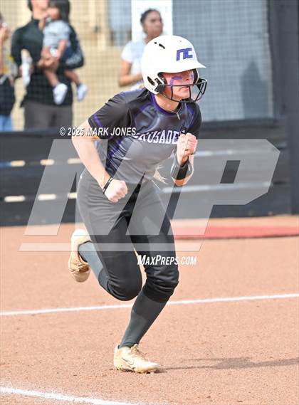 Thumbnail 2 in Northwest Christian vs. Chinle (AIA 3A Play-In) photogallery.
