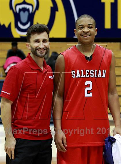 Thumbnail 1 in Salesian vs. Sacramento (MaxPreps MLK Classic) photogallery.