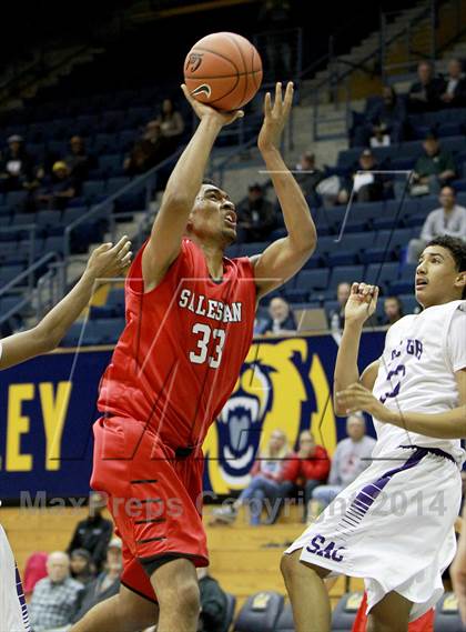 Thumbnail 2 in Salesian vs. Sacramento (MaxPreps MLK Classic) photogallery.