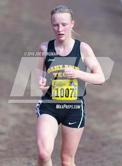 Thumbnail 1 in CIF State Cross Country Championships (Girls D2 Race) photogallery.