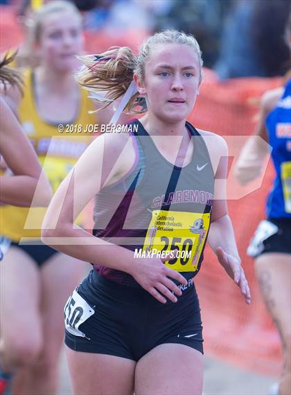 Thumbnail 2 in CIF State Cross Country Championships (Girls D2 Race) photogallery.