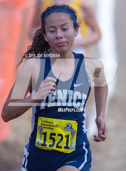 Thumbnail 2 in CIF State Cross Country Championships (Girls D2 Race) photogallery.