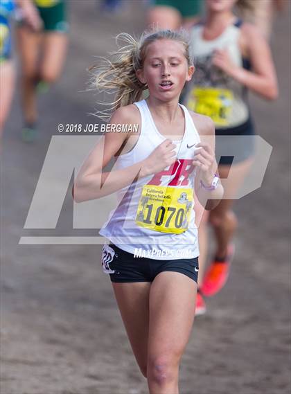 Thumbnail 3 in CIF State Cross Country Championships (Girls D2 Race) photogallery.