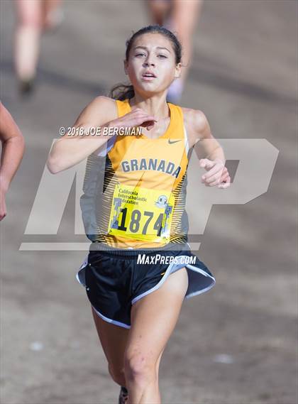 Thumbnail 3 in CIF State Cross Country Championships (Girls D2 Race) photogallery.