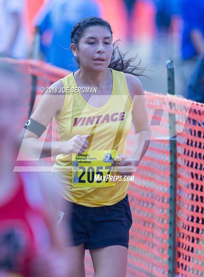 Thumbnail 1 in CIF State Cross Country Championships (Girls D2 Race) photogallery.