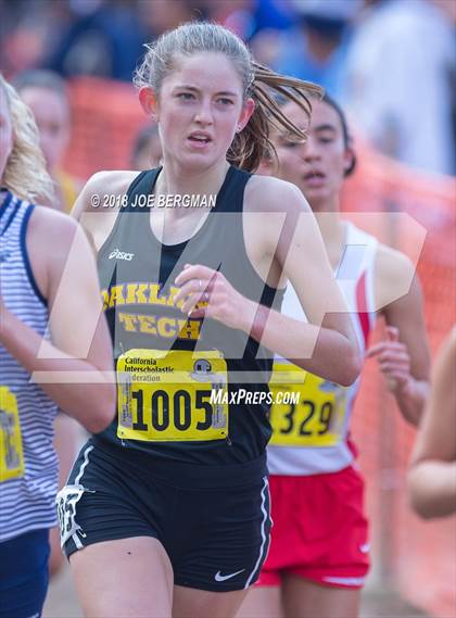 Thumbnail 1 in CIF State Cross Country Championships (Girls D2 Race) photogallery.