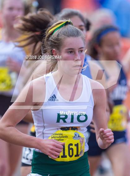 Thumbnail 3 in CIF State Cross Country Championships (Girls D2 Race) photogallery.