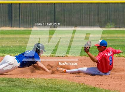 Thumbnail 3 in Smith Valley vs. Indian Springs (NIAA 1A State Championship - Game 1) photogallery.