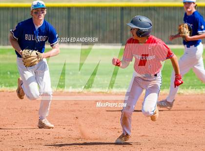 Thumbnail 2 in Smith Valley vs. Indian Springs (NIAA 1A State Championship - Game 1) photogallery.