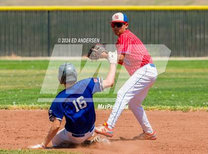 Thumbnail 3 in Smith Valley vs. Indian Springs (NIAA 1A State Championship - Game 1) photogallery.