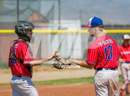 Thumbnail 2 in Smith Valley vs. Indian Springs (NIAA 1A State Championship - Game 1) photogallery.