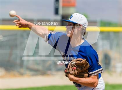 Thumbnail 3 in Smith Valley vs. Indian Springs (NIAA 1A State Championship - Game 1) photogallery.