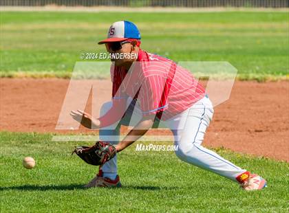Thumbnail 2 in Smith Valley vs. Indian Springs (NIAA 1A State Championship - Game 1) photogallery.