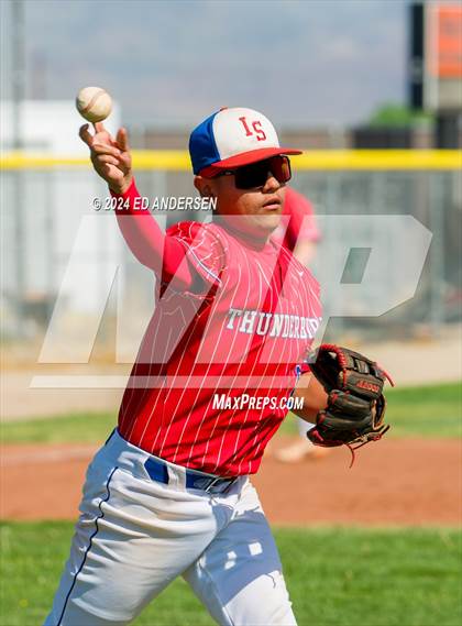 Thumbnail 3 in Smith Valley vs. Indian Springs (NIAA 1A State Championship - Game 1) photogallery.