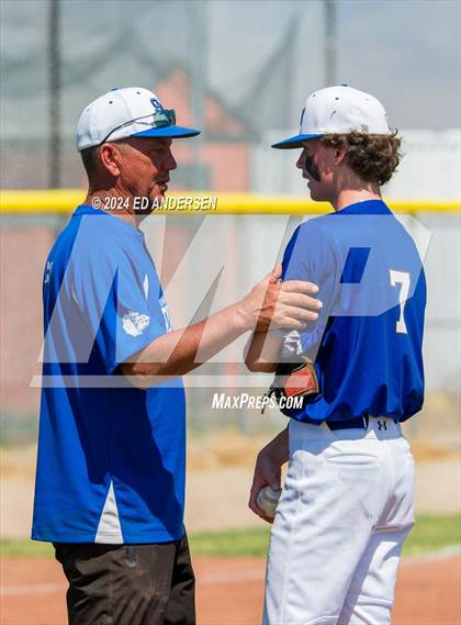Thumbnail 2 in Smith Valley vs. Indian Springs (NIAA 1A State Championship - Game 1) photogallery.