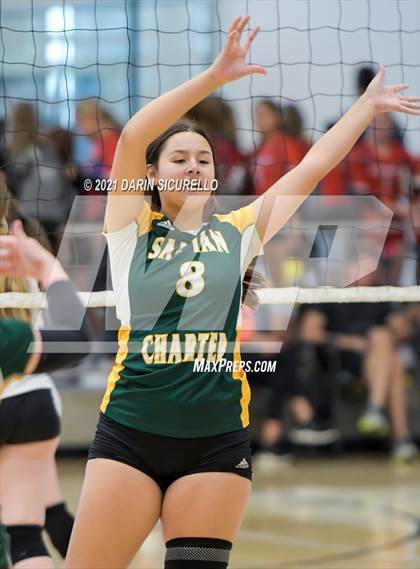 Thumbnail 1 in San Tan Charter vs Leading Edge (EPIC Tournament Chandler Prep Invite) photogallery.