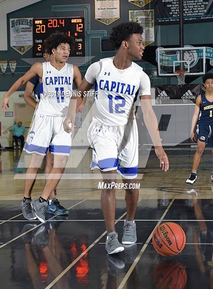Thumbnail 2 in Inderkum vs. Capital Christian (Adidas Challenge) photogallery.