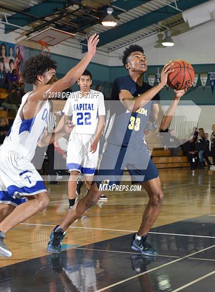 Thumbnail 1 in Inderkum vs. Capital Christian (Adidas Challenge) photogallery.