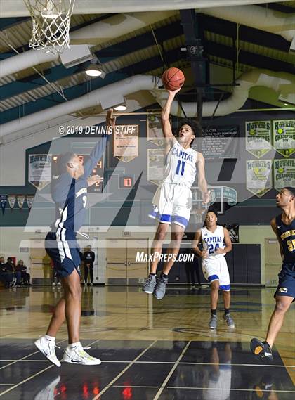 Thumbnail 2 in Inderkum vs. Capital Christian (Adidas Challenge) photogallery.