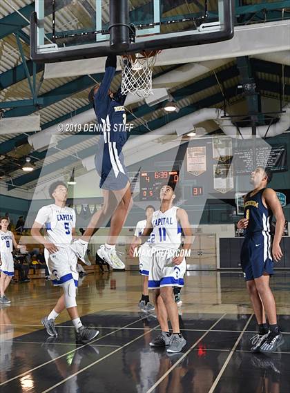 Thumbnail 1 in Inderkum vs. Capital Christian (Adidas Challenge) photogallery.