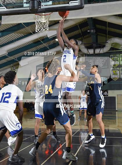 Thumbnail 2 in Inderkum vs. Capital Christian (Adidas Challenge) photogallery.