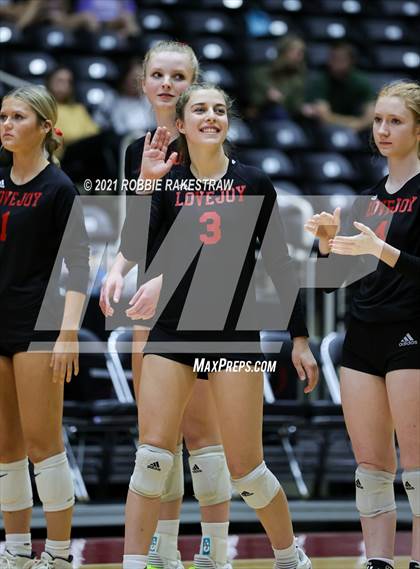 Thumbnail 2 in Lovejoy vs. Grapevine (UIL Volleyball 5A Finals) photogallery.