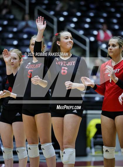 Thumbnail 1 in Lovejoy vs. Grapevine (UIL Volleyball 5A Finals) photogallery.