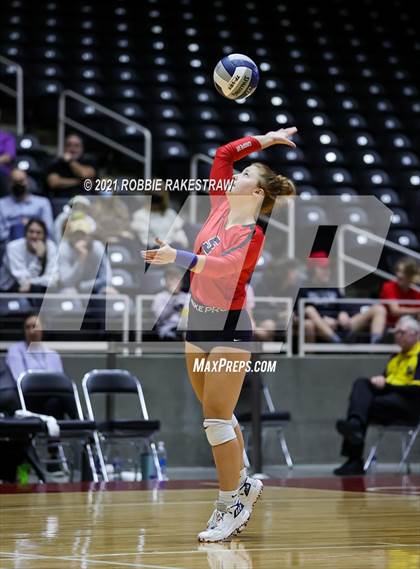 Thumbnail 1 in Lovejoy vs. Grapevine (UIL Volleyball 5A Finals) photogallery.