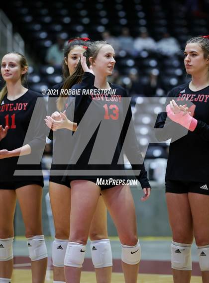 Thumbnail 2 in Lovejoy vs. Grapevine (UIL Volleyball 5A Finals) photogallery.