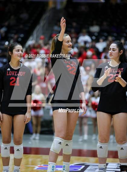 Thumbnail 2 in Lovejoy vs. Grapevine (UIL Volleyball 5A Finals) photogallery.